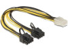40x Graphics card power cord 6-8 PIN-Internal power cable - 0.3 meters